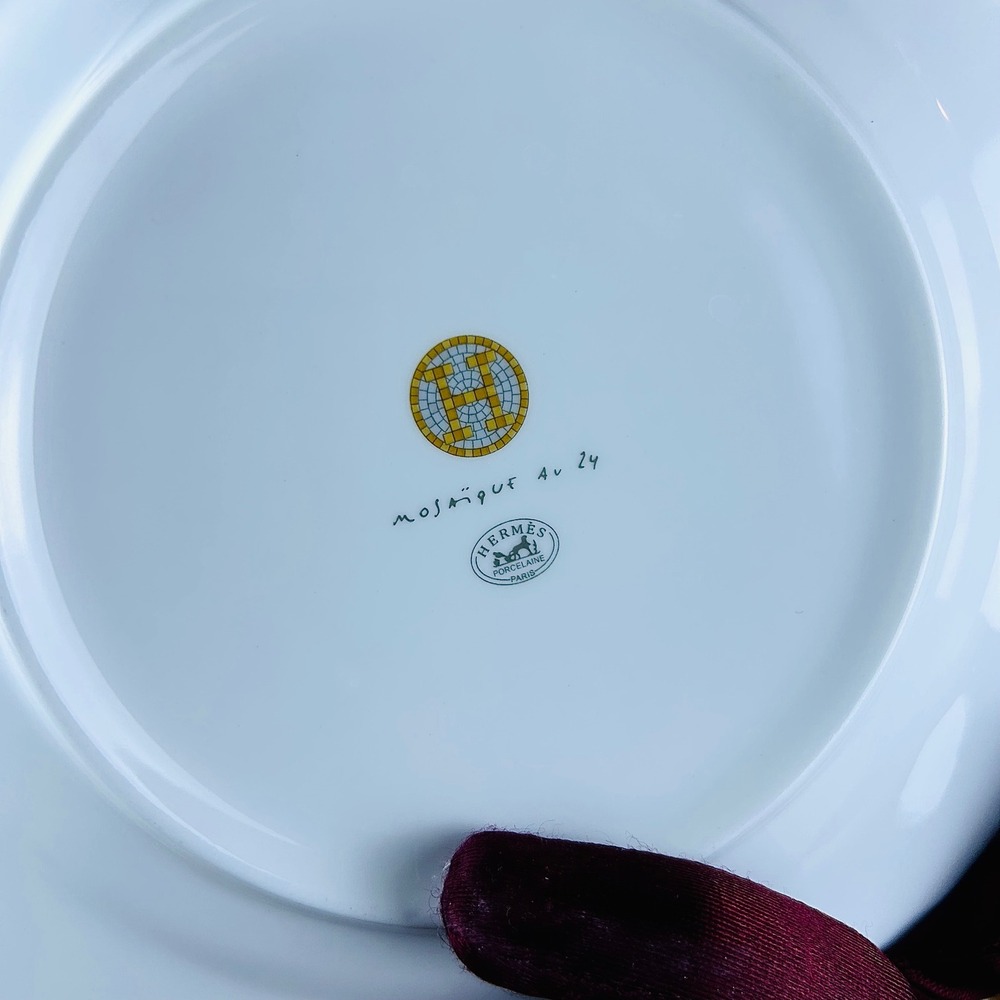 Hermès Mosaique au 24 Dinner Plates Set of 4 - Picture 6 of 13